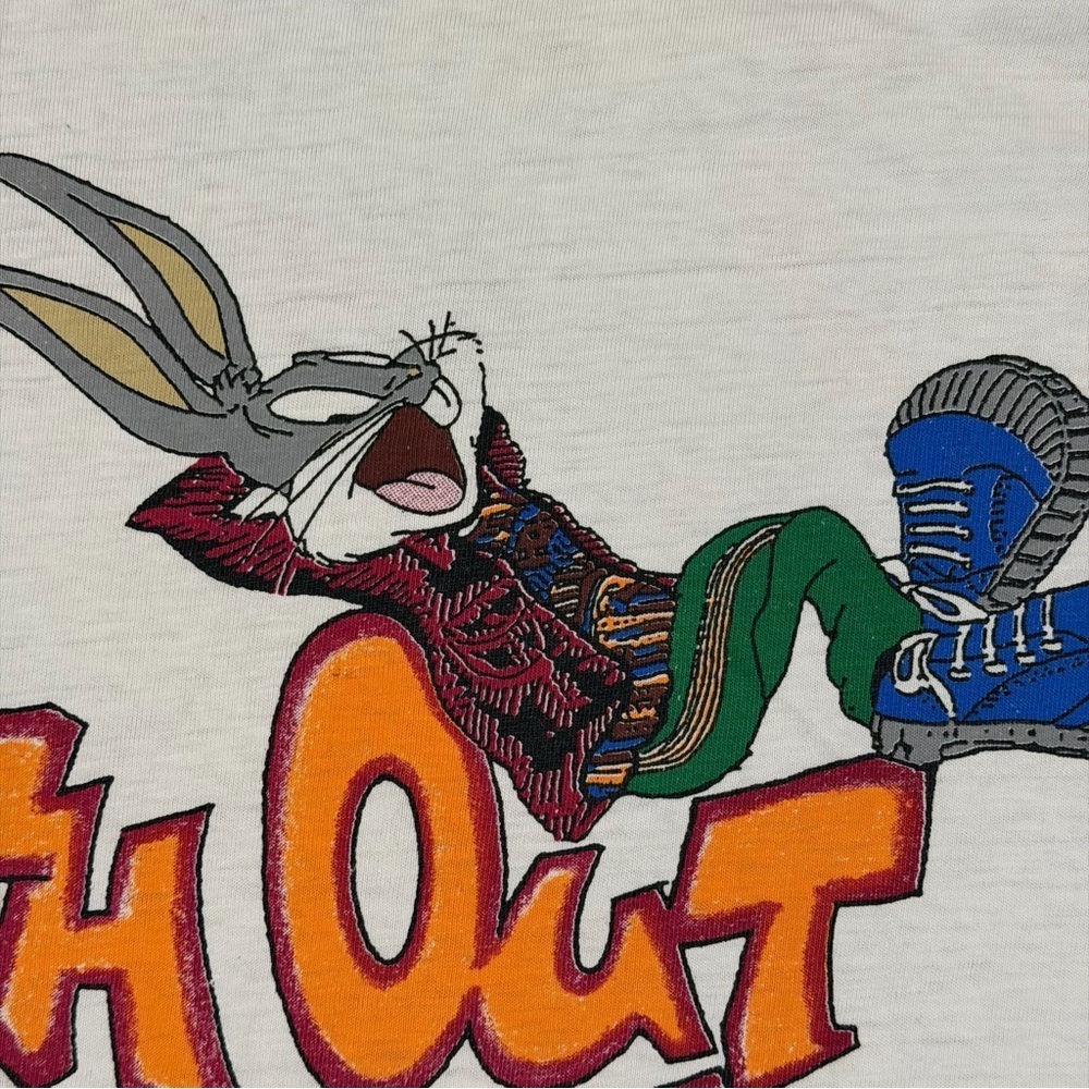 Vintage LOONEY TUNES Shirt Mens Size XL Front & Back Graphic Rare Tee Shirt - Picture 13 of 16
